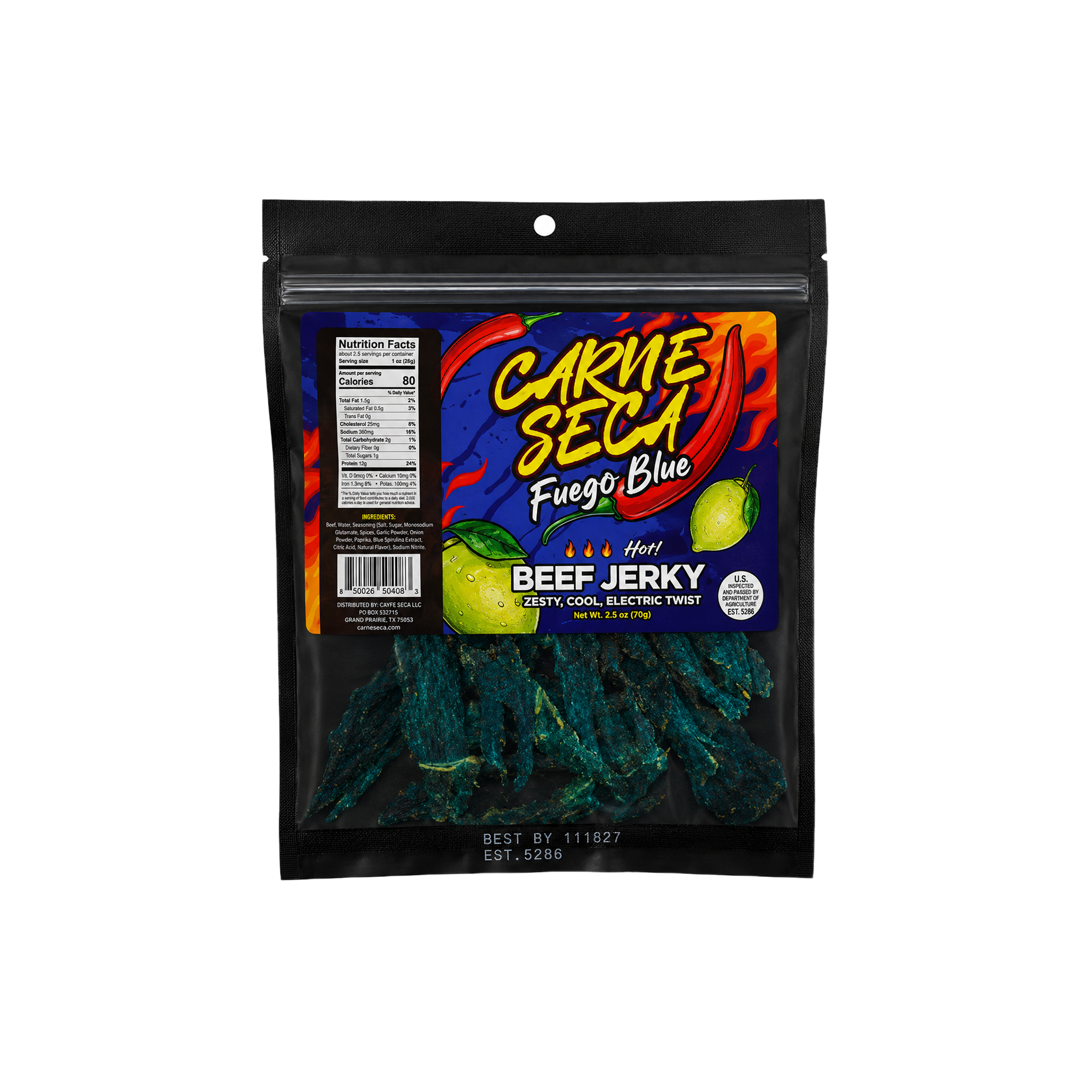 Carne Seca Fuego Blue