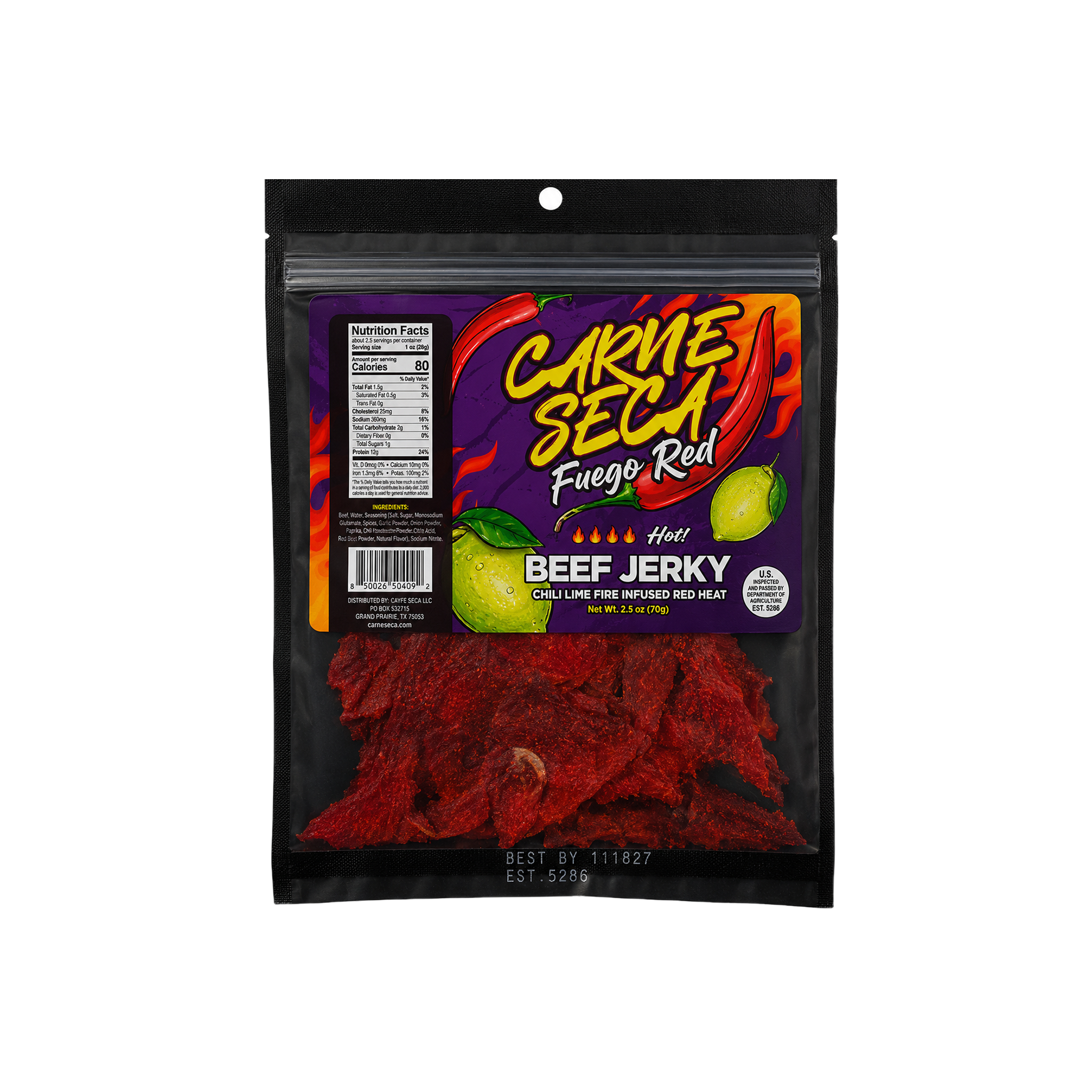 Carne Seca Fuego Red